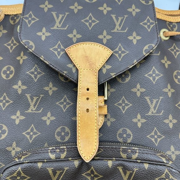 LOUIS VUITTON Brown Monogram Backpack - Picture 10 of 12